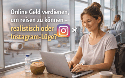 Online Geld verdienen, um reisen zu können – realistisch oder Instagram-Lüge?