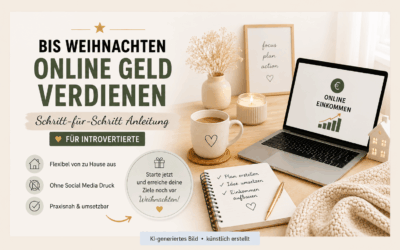 Bis Weihnachten online Geld verdienen: Schritt-für-Schritt-Anleitung für Introvertierte